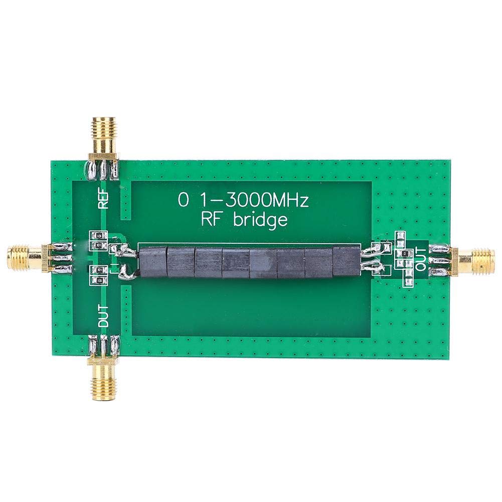 SWR/Reflection Coefficient/Return Loss Analyzer Module 0.1-3000MHz HF-SWR Reflection Bridge Antenna Board Improved Replacement for Directional Coupler SMA Connector