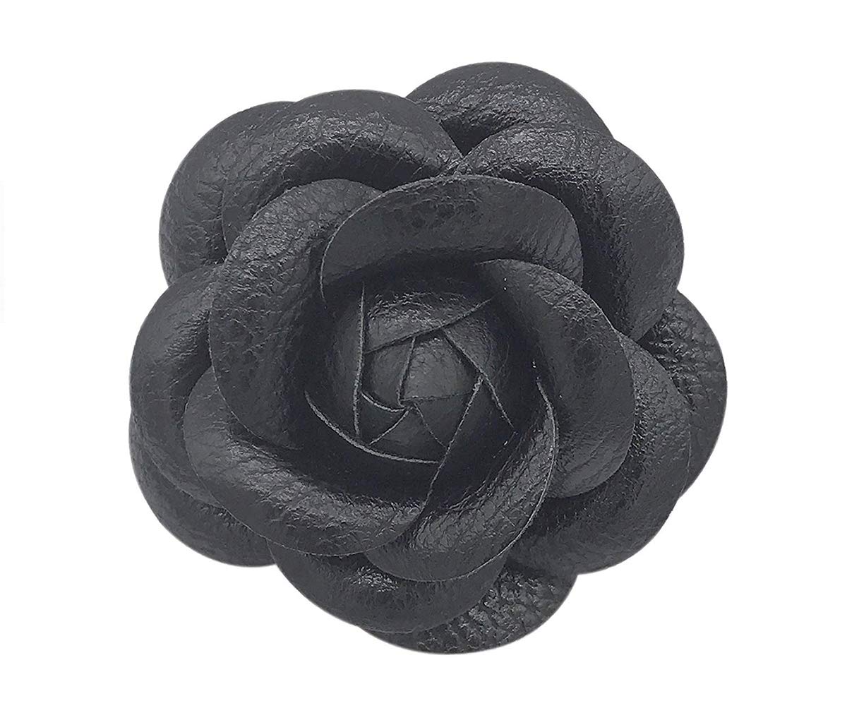 Camellia Brooch Pin Camellia Flower Pin Leather Brooch Pin For Women, One Size, Cotton, no gemstone