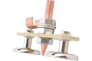CICIGLOW Welding Magnet Head, Double Ground Connector, Easy to Disassemble, for Site Welding