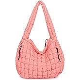 Bagtopia Puffer Tote, Quilted Puffer Hobo Bag, Lightweight Puffy Quilted Shoulder Bag for Work, Gym, Travel