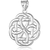 Sterling Silver Triquetra Celtic Trinity Pendant