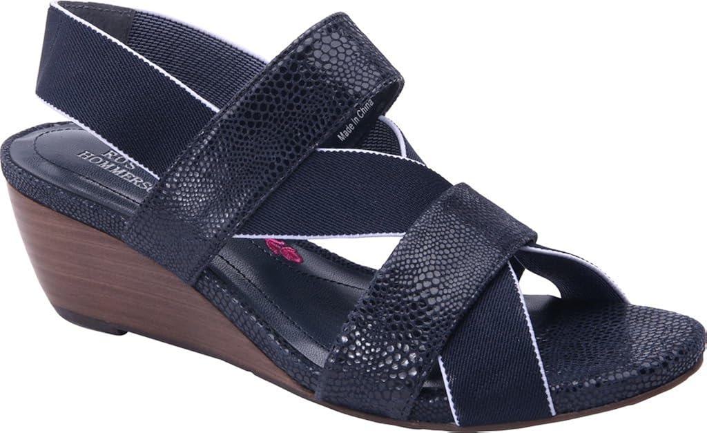 navy leather wedge sandals