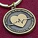 Nurse Gift Idea -Cute Enough to Stop Your Heart, Skilled Enough to Restart It Keychain
