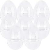 12 Inch/ 10 Inch/ 8 inch Giant Plastic Easter Egg 4/ 8 Pcs Empty Jumbo Clear Easter Egg Fillable for Easter Fillers Basket Party Favor DIY Hunt Surprise Easter Eggs (8 Pcs - Clear ( 10 Inch ))
