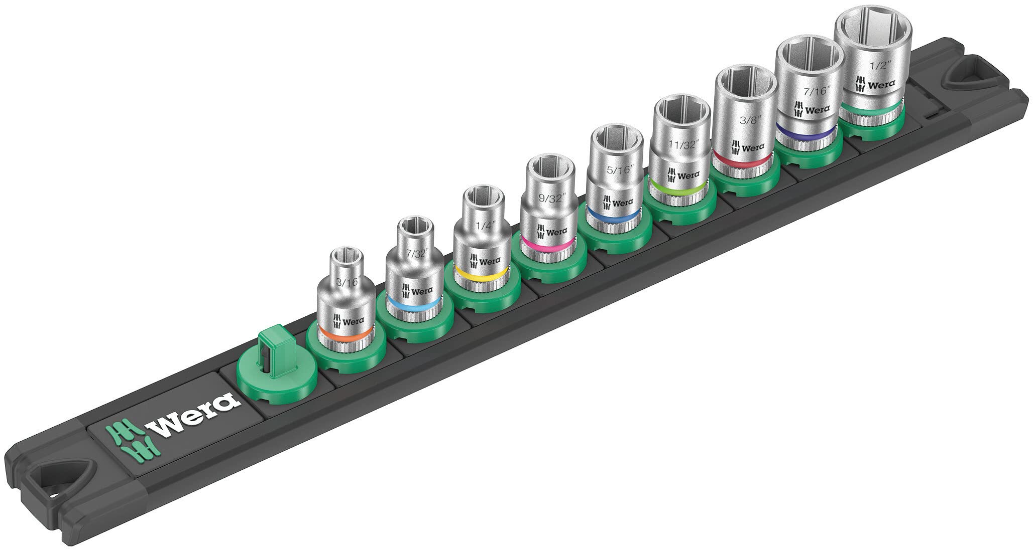 Magnetic Socket Rail A Imperial 1 Zyklop Socket Set, 1/4" Drive, Imperial, 9pc - 05005420001