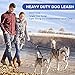 Dual Dog Leash 360° No Tangle Double Handle Leash Dog Walking Training Leash Reflective Adjustable Dog Leash for 2 dogs up to 180 lbs, with waste bag dispenser