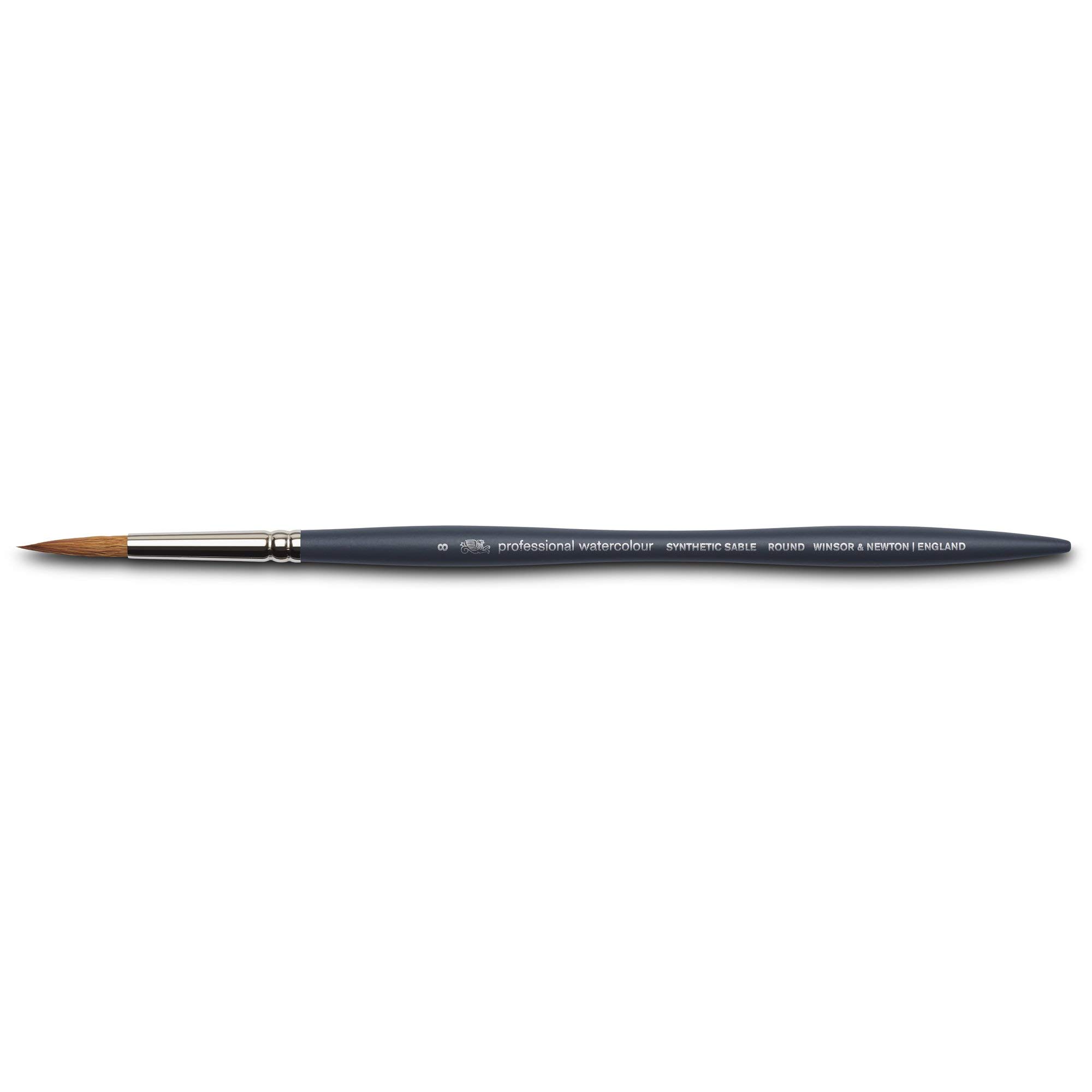 Winsor & Newton Professional Watercolour Brush, Gray, Rundpinsel-Nr. 8 5011108