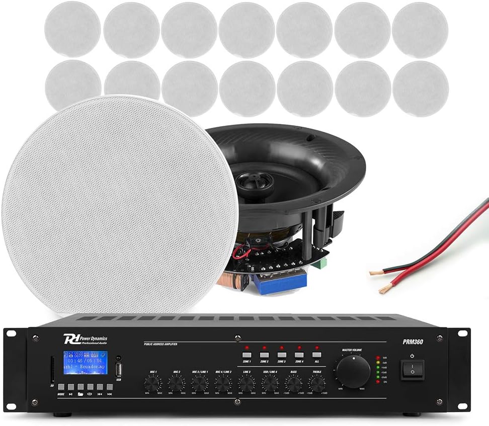 multi zone amplifier for ceiling speakers