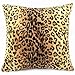 Lydealife （TM Super Soft Short Plush Animal Markings Decorative Throw Pillow Cover Pillow Case Pillowcase Cushion 18