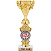 Crown Awards Personalized Winner Car Shows Trophies - 10.5" Gold Car Shows Starburst Trophy Prime