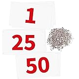 UISKOOPW Tyvek Race Bibs Running Numbers Bibs with