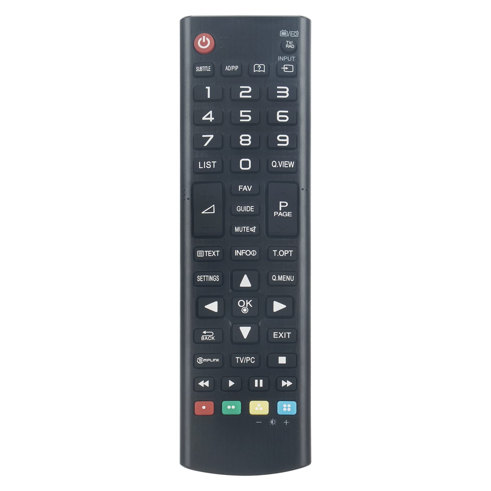 ALLIMITY AKB73715650 Replace Remote Control fit for LG LED TV 19MN43D 19MN43D-PZ 29MA73D-PZ 29MN33D-DZ