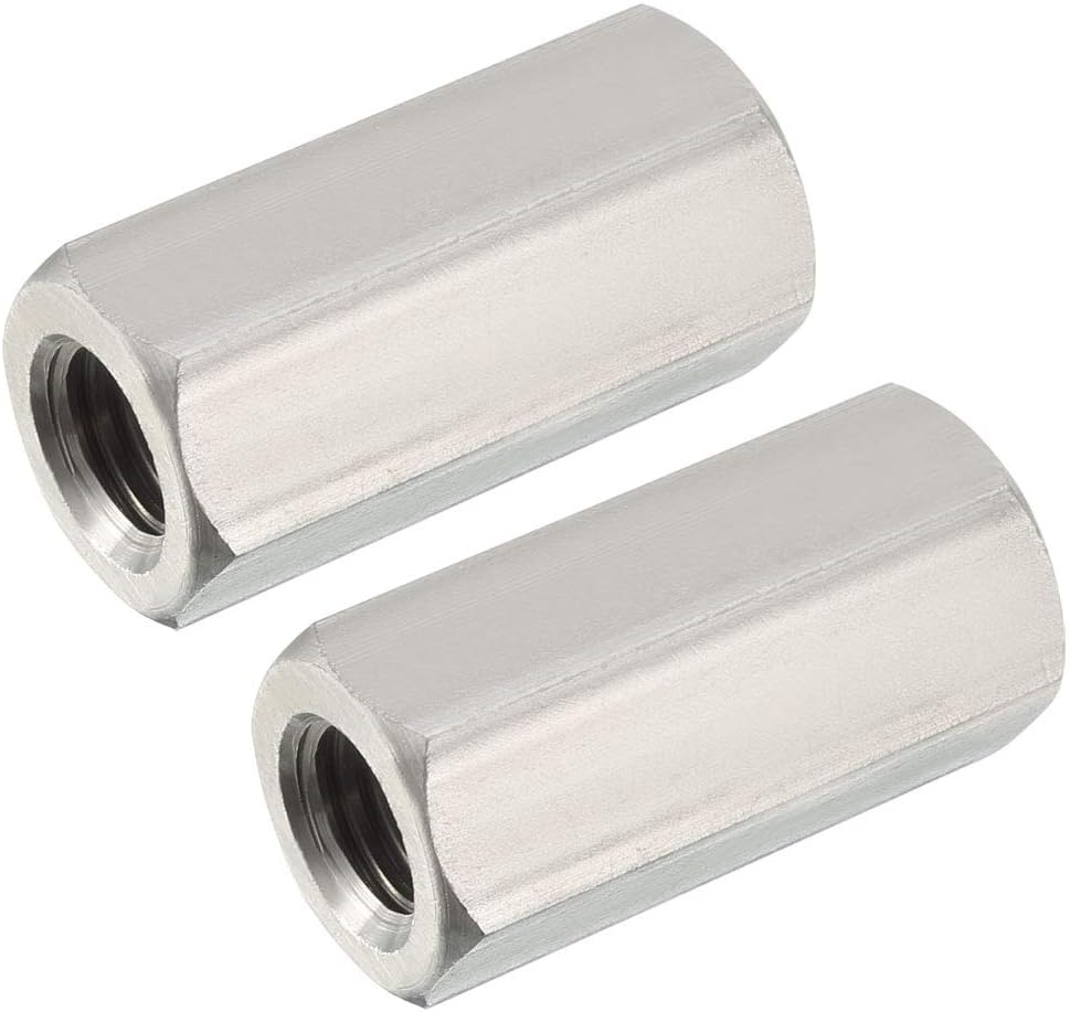 304 Stainless Steel Threaded Rod Coupling Nuts Metric Fit Allthread Bar