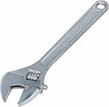 AB Tools Adjustable Spanner 12in 300mm 0-33mm Wrench Chrome Vanadium Steel view 4