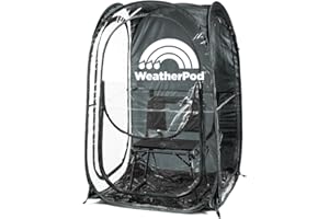 UNDER THE WEATHER WeatherPod® The Original Shark Tank MyPod™ 1-2 Person Pop-Up Pod - Stay Warm, Dry, and Out of The Sun - Weather Pod for Sports, Rain, or Wind