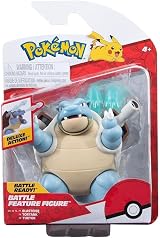 Pokémon Blastoise Battle Figure 4.5-Inch Water Missile Cannon Official view 2