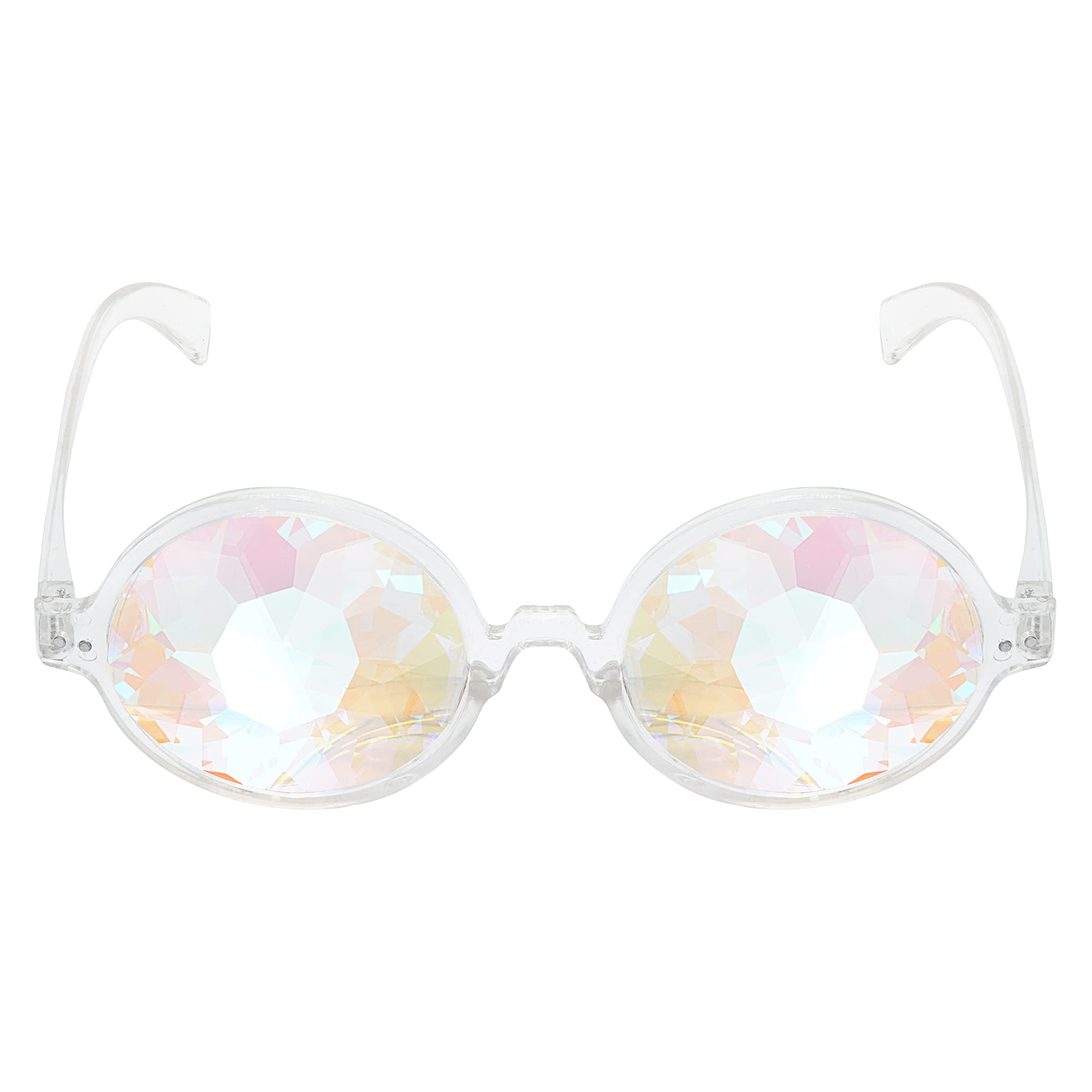 OMGREAT Rave Sunglasses Festivals Kaleidoscope Glasses Rainbow Prism Goggles Funky Sunglasses — image 1
