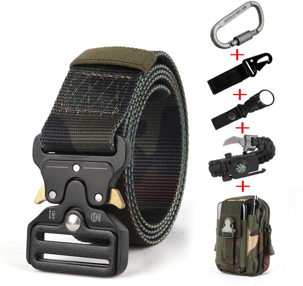 FXXUK Männer Einfache Gürtel 1,5Entsperren Schnell Multifunktions