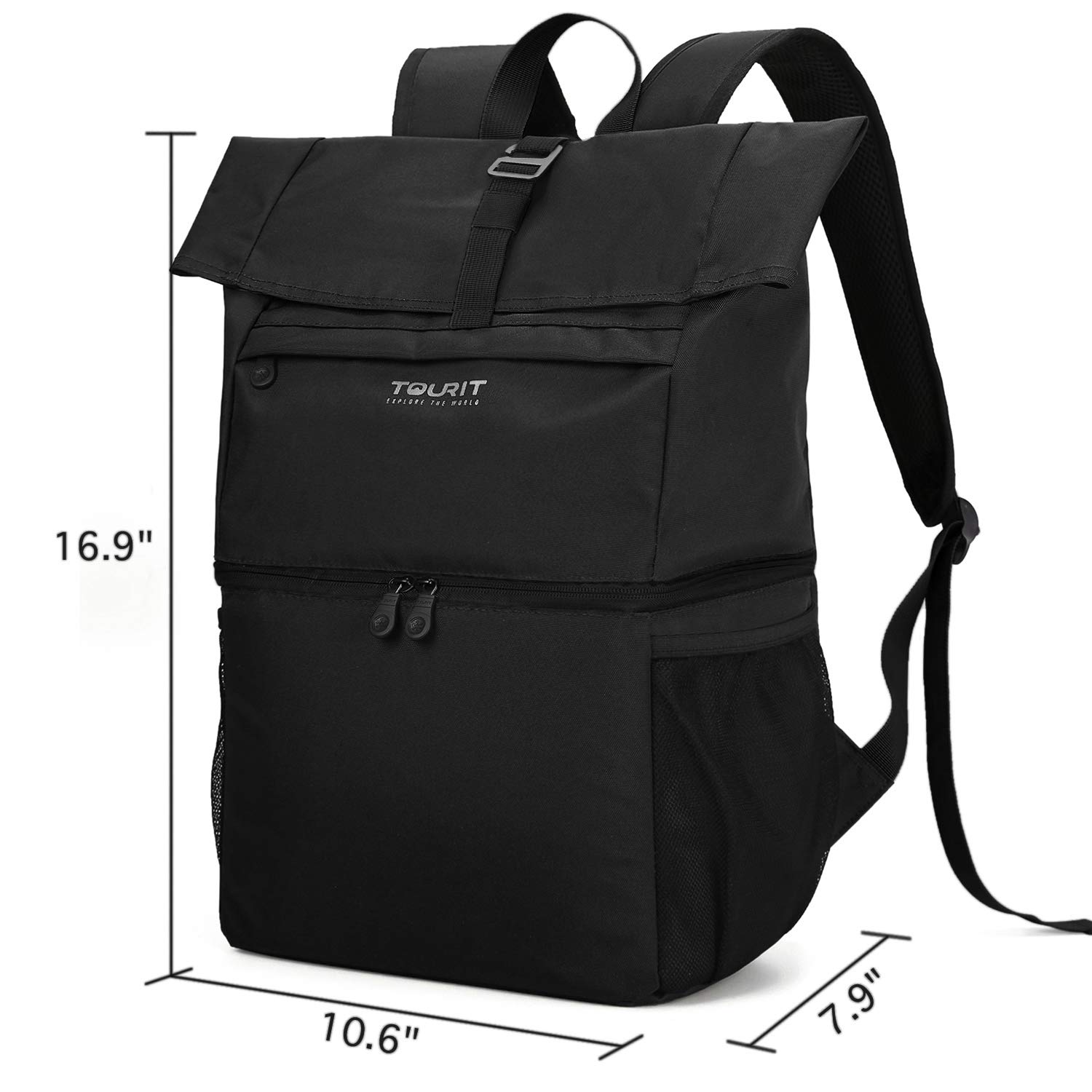 backpack with insulated cooler compartment