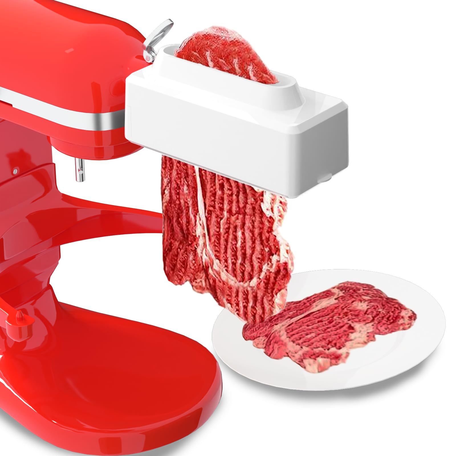 Photo 1 of Stainless steel Meat Tenderizer for All KitchenAid and Cuisinart Household Stand Mixers, Mixers Accesssories for Kitchen Aid Attachment.