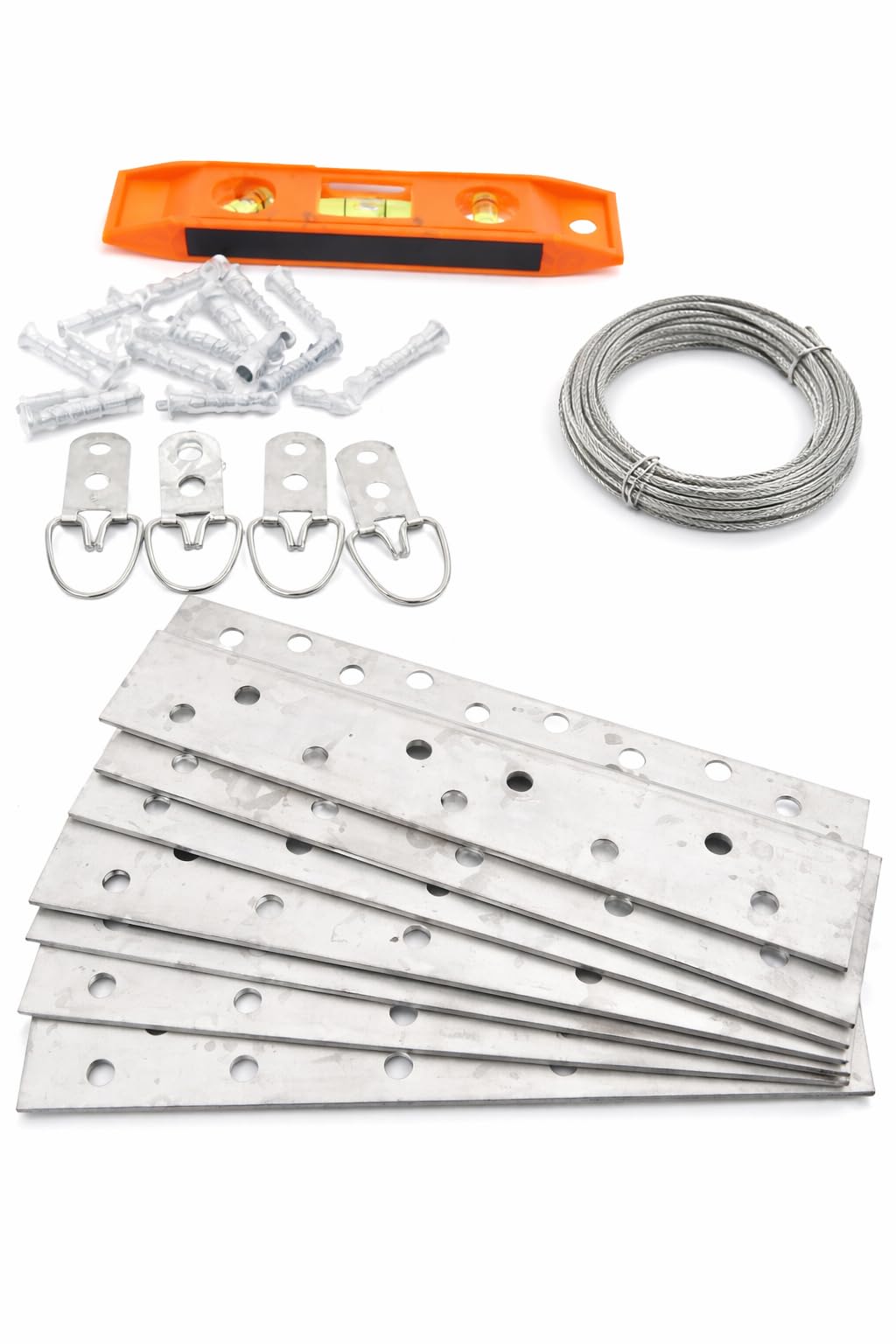 TECH TEAM PICTURE MIRROR Z-BAR HANGER Z CLIP FRENCH CLEAT 4 PAIR of 6" CLEATS HOLDS 25-100 LBS COMPLETE KIT LEVEL INCLUDED