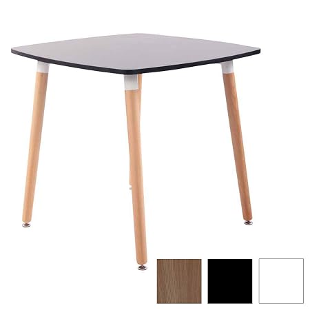 Clp Tavolo Quadrato Da Cucina Viborg In Legno Tavolino Da Pranzo Moderno Design In Mdf E Legno Di Faggio Tavolino Bistrot Quadrato Piedini