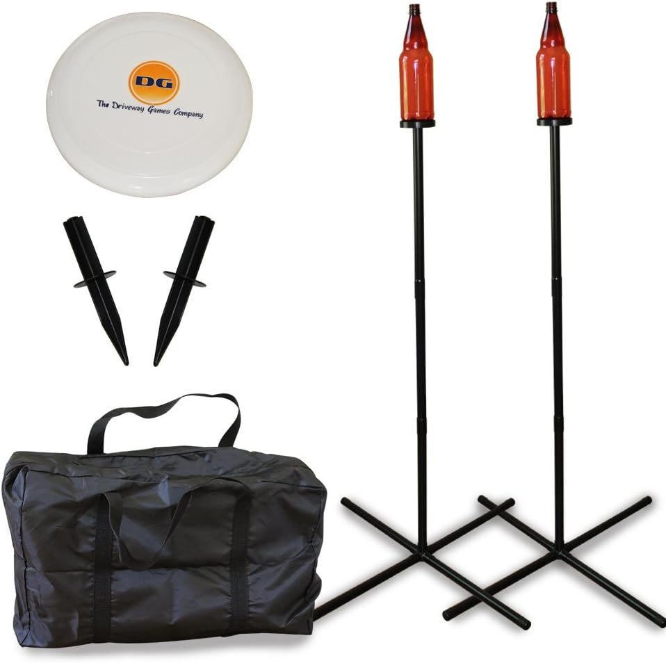 Driveway Games Catch The Bottle Flying Disc Spiel Catch The Bottle Flying Disc Beersbee Stangen Und Flaschen Pole Ish Horseshoes French Darts Outdoor Spiel Amazon De Sport Freizeit