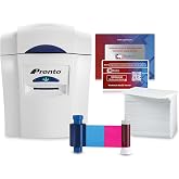 Bodno Magicard Pronto ID Card Printer &amp; Complete Supplies Package ID Software - Bronze Edition