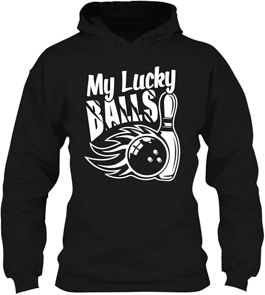 My Lucky Bowling Balls Hoodie, Unisex Pullover Hoodie Design Clothing