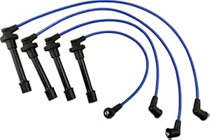 CABLE MASTER High Performance Spark Plug Wires Compatible with CL Accord Civic (del sol) Odyssey Oasis 1.6L 2.2L 2.3L L4 Gas 1994 1995 1996 1997 1998 1999 2000 2001 2002 Blue