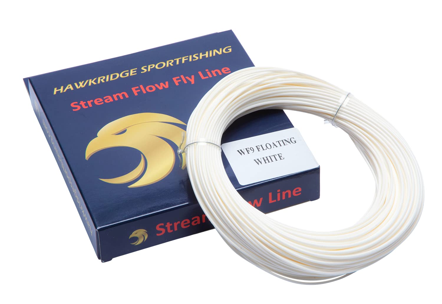HAWKRIDGE - Quality Weight Forward #9 STREAM FLOW FLY Fishing Line (UK Brand) WF#9 - Four Options Available - Floating White (Floating - White)