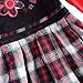 Novatx Winter Fall Fashion Layered Check Pattern Girls Dress H6081 Navy (4/5y)