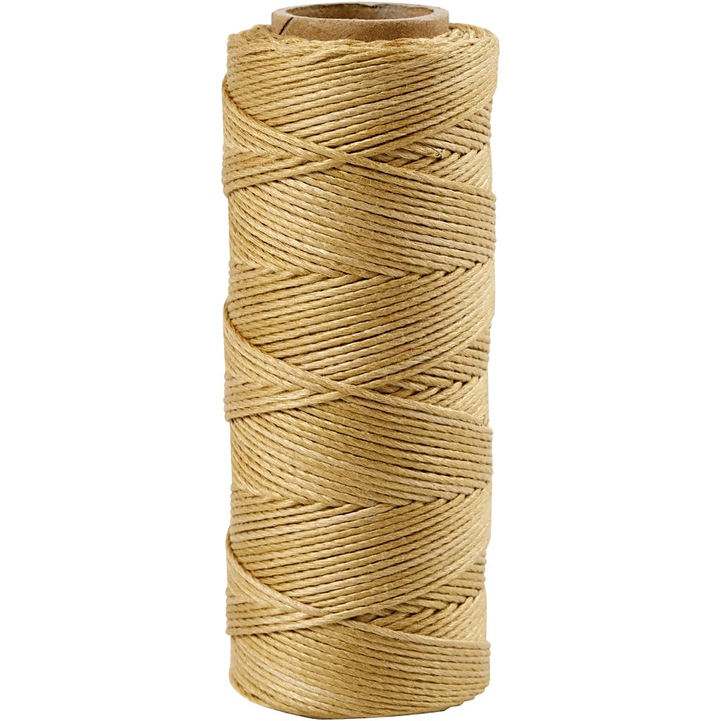 Creative 503488 Bamboo Cord, Gold, 65 m Length, 1 mm Thickness