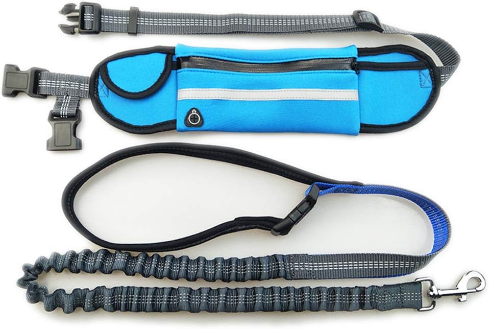 Waist Pet Leash Outdoor Running FreeHand Adjustable Waist Belt