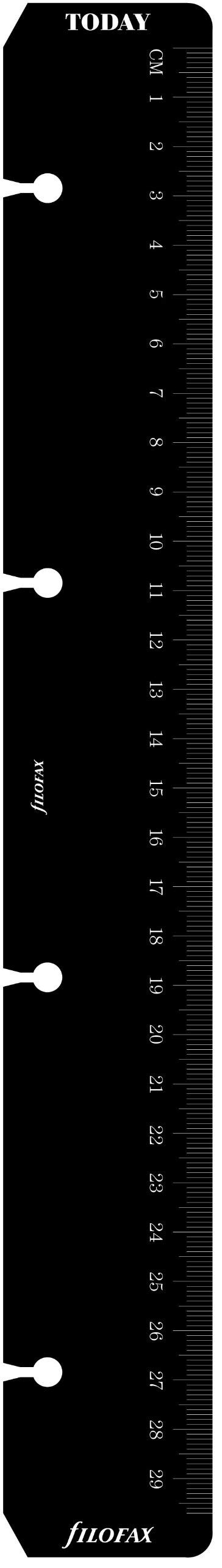 A4 Ruler page marker black