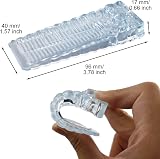 SZCXDKJ 5 Pack Clear Rubber Anti Slip Door Wedge Stop Floor Patio view 2