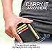 Luxe Leather Front Pocket Slim Minimalist RFID Blocking Wallet for Men & Women (LX003),Black