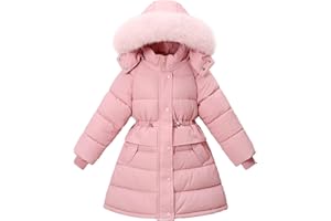 Podgina Girl Winter Coat Waterproof Puffer Jacket Hooded Outwear Kids Parka Warm Clothes