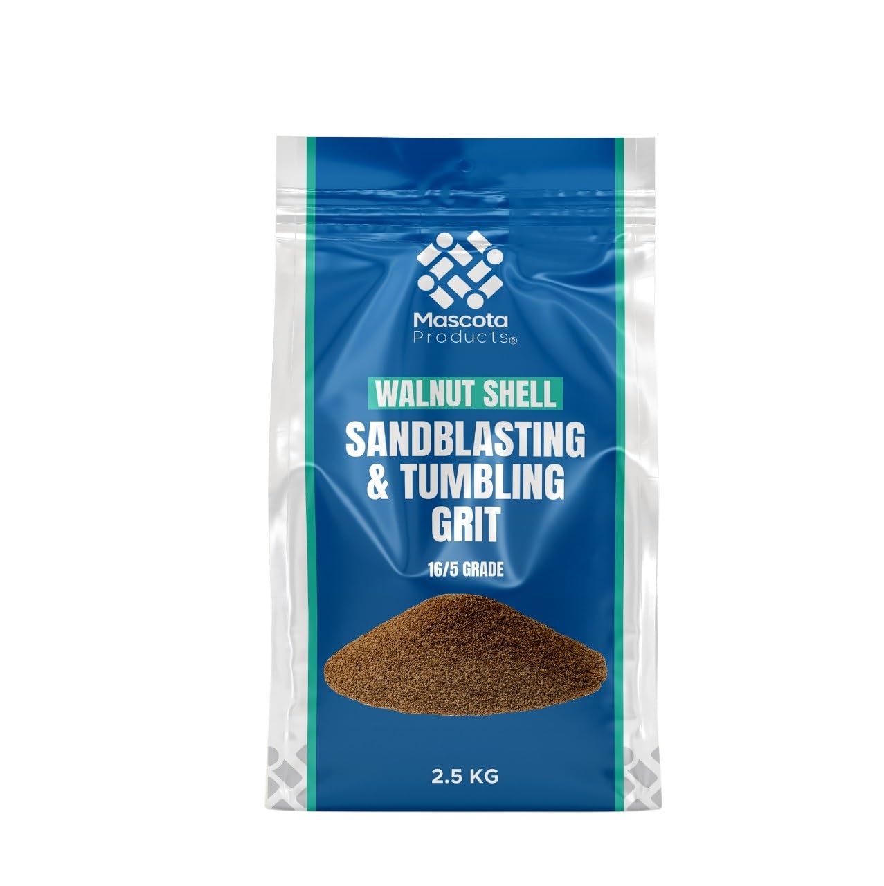 Walnut Shell Tumble Polish Shot Blasting Sand Blasting 16/5 MESH 2.5kg