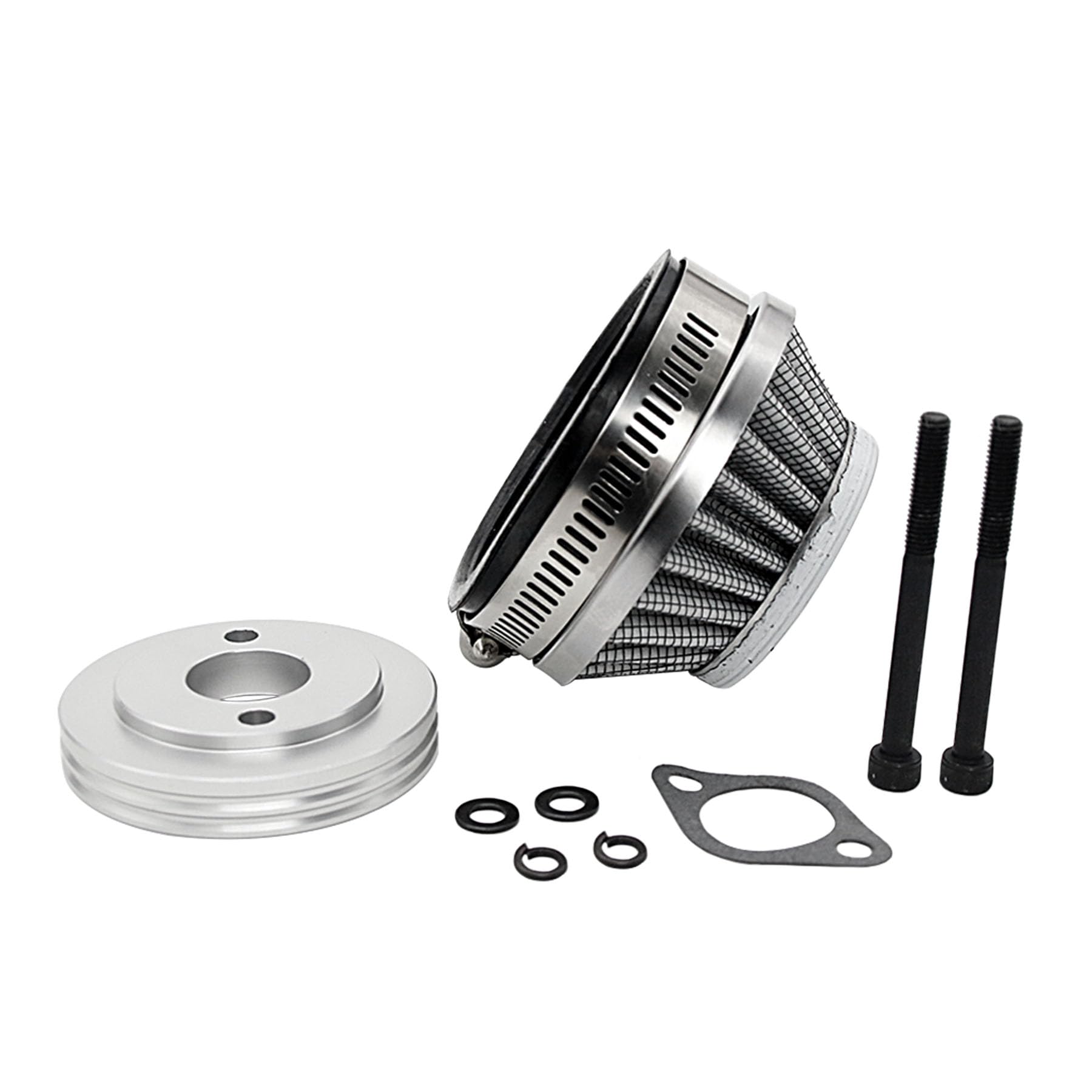 smTSRC Metal Air Filter Kit Large Diameter Design Air Filter Port For 1:5 Hpi Baja Rovan King Motor 5B 5T 5SC Losi 5ive T FG GoPed RC Car Parts