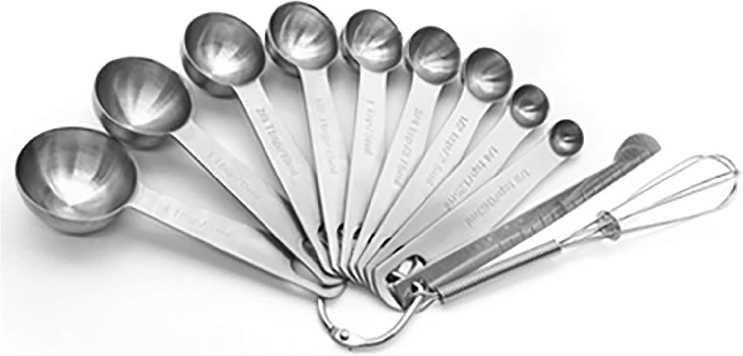 Lacusmall Measuring Spoons set, Stainless Steel Measuring Spoons for