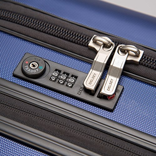 DELSEY Paris Delsey Luggage Shadow 3.0 Expand Hardside 21x25x29 Inches Luggage Set (Navy Blue