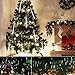 Meteor Shower Rain Lights,Flipcase LED Waterproof Icicle Falling Rain Christmas Lights for Wedding Party Christmas Xmas Tree String Outdoor Lights 30CM 8 Tubes 144 LEDs(White)