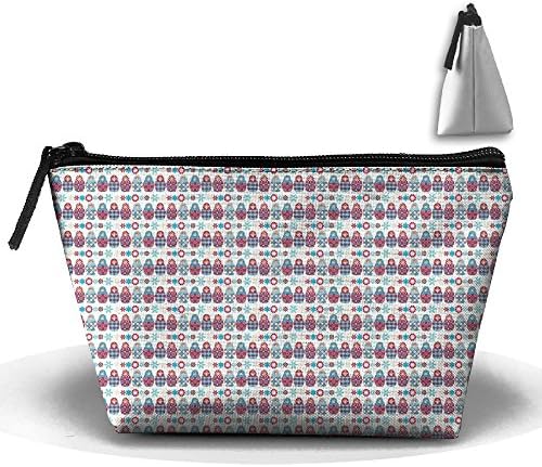 Russian Doll Trapezoid Cosmetic Makeup Bag Cosmetic Bag Smooth Zipper For Children Accessories Pouch