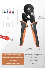 Lytool Hexagonal Ferrule Crimping Tool Kit 0.08-16mm² Twin Ferrules 1200Pcs view 4
