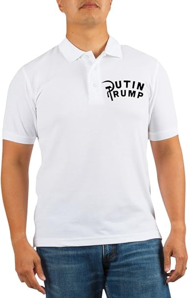 Amazon Com Cafepress Putin Trump Golf Shirt Pique Knit Golf Polo Clothing