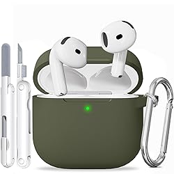for AirPods 4 Case, Soft Silicone Protective Case