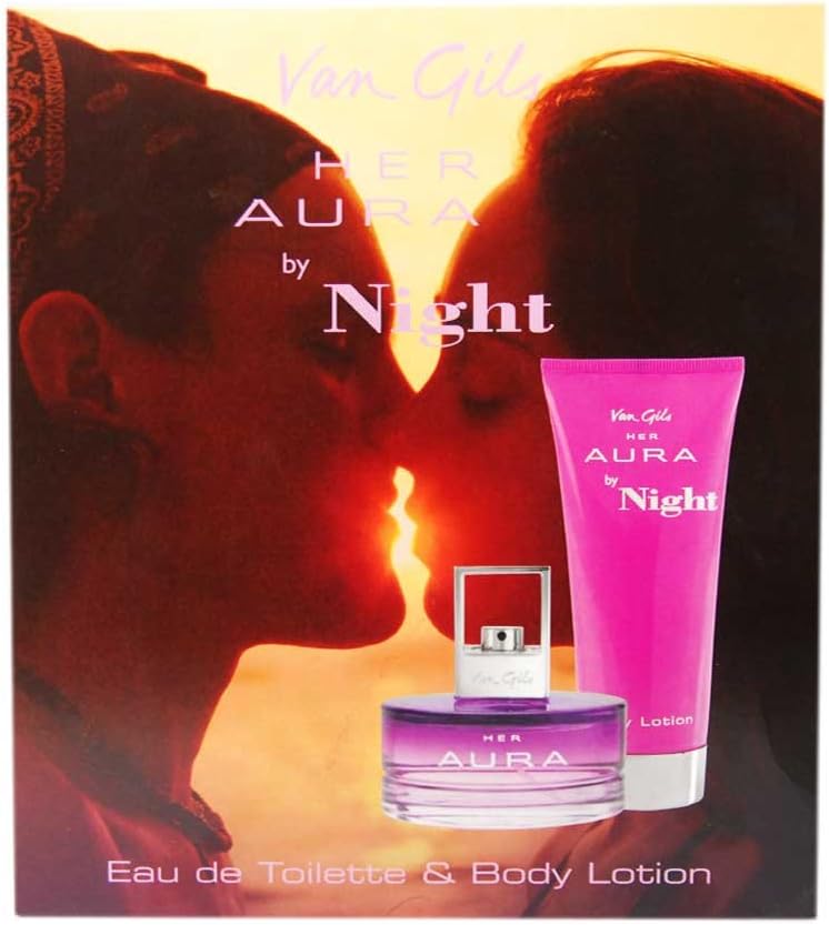 Van Gils Gilftset EDT 30ml + Body Lotion 100ml Aura by Night for Women by Van Gils