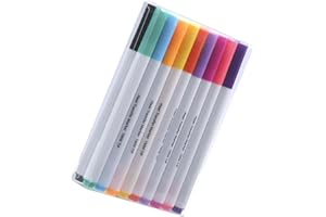 12 / 18Pcs Iron on Transfer Pen for Tshirt, Bag, Shoe, Hat, 12/18 Color Fabric Marker Embroidery for Clothing Heat