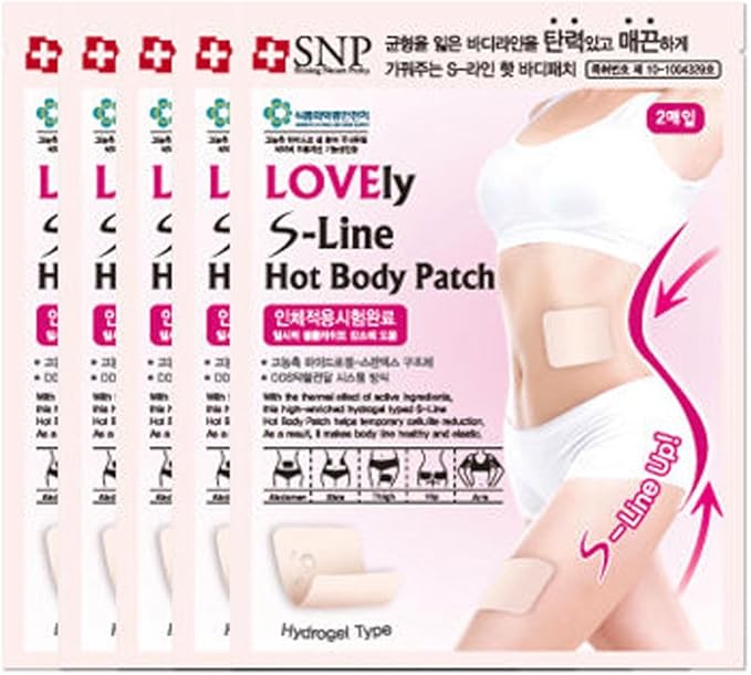 3 Pack Lovely S Line Hot Body Patch 8g X 2pcs X 5ea Amazon Co Uk